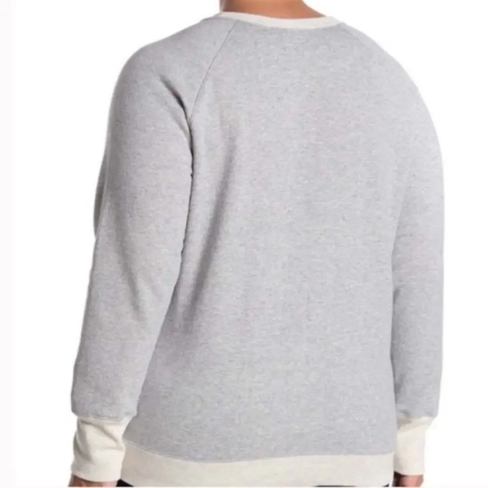 Champion Oxford Fleece pullover sweatshirt grey plus size 4X logo classic - Picture 8 of 13